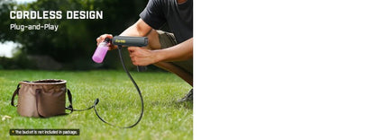Fanttik K100 Flip Foldable Portable Cordless Electric Pressure Washer Gun
